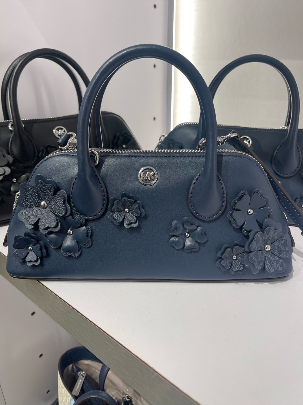 Michael Kors Petra Small Floral Embellished Crossbody Bag
Navy
NWT - Picture 14 of 16